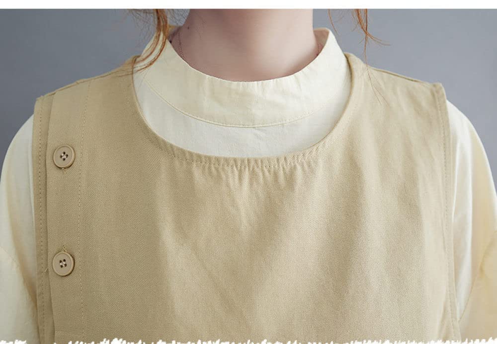 Oberteile Damen Sommer,Damen-Leinenbluse, Einfarbig, Zweiteilig, Sommer-Langarm-Shirts, Rundhals-Tops, Lässig, Elegante Bluse, T-Shirt, Modische, Lockere Bluse, Tunika, Sweatshirt-Tops Für Frauen