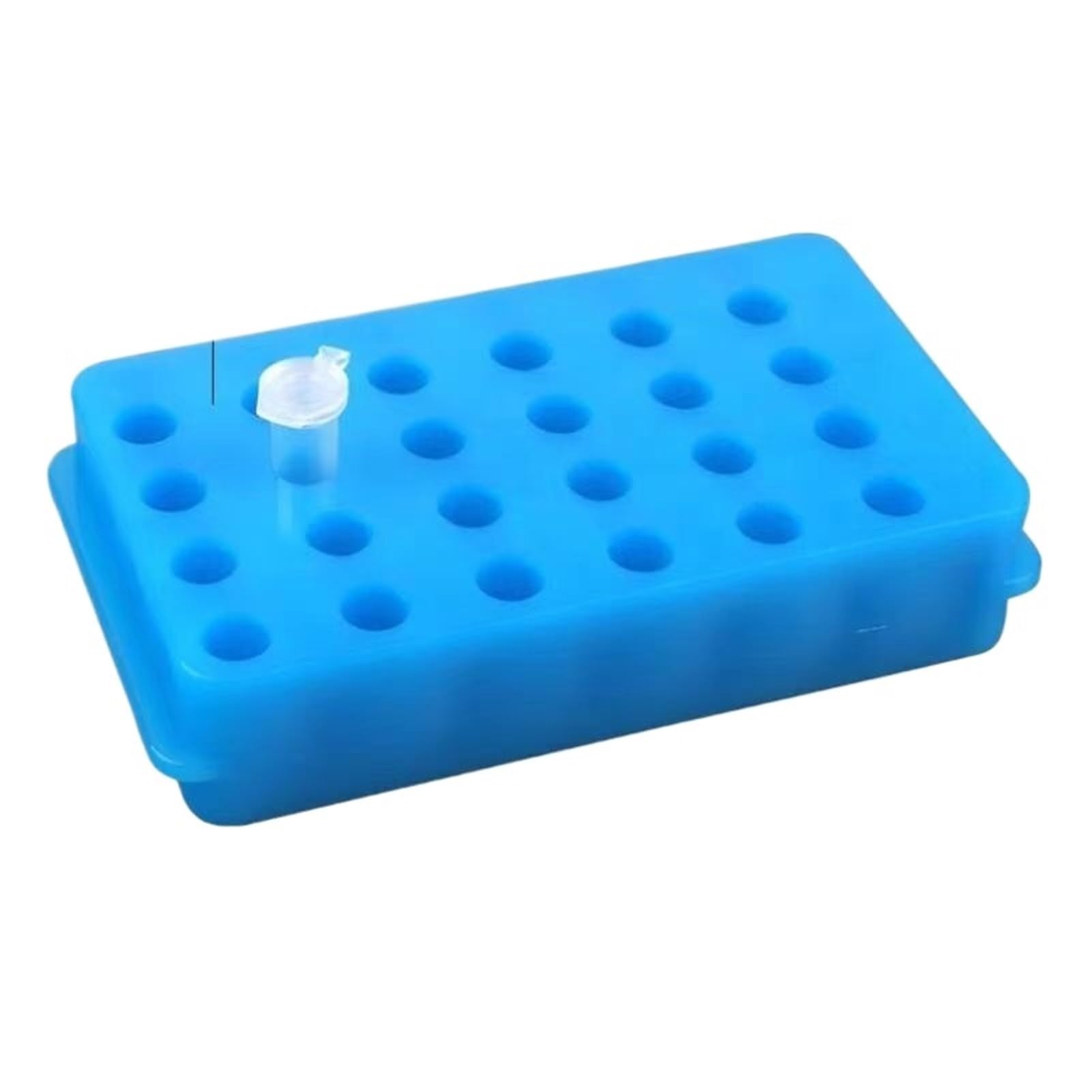 Uchwyt na probówki, Dwustronny statyw na probówki laboratoryjne do PCR/EP, 24–96 otworów, 0,5/1,5/2 ml(60 holes)