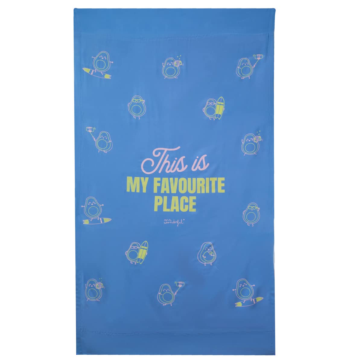 Mr. Wonderful Beach Towel with Case - This is my Favourite Place