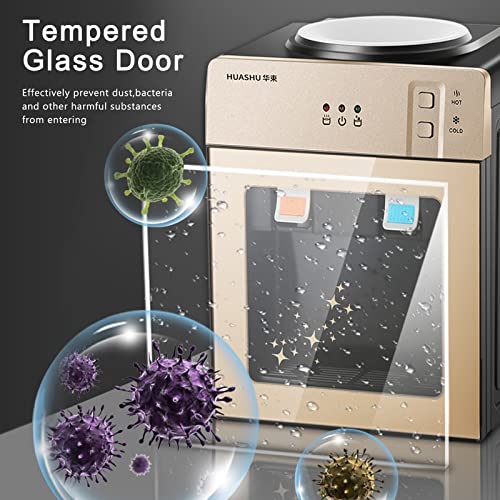 Snkourin Top Loading Water Cooler Dispenser,Cold And Hot Water Dispenser For 3 To 5 Gallon Bottles,Countertop Water Cooler Dispenser For Home Office Coffee Tea Bar Dorm #TOP3