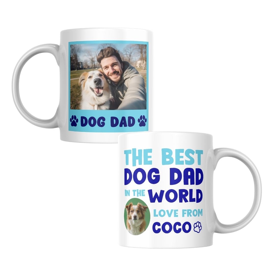 Custom World's Best Dog Parent Mug – Personalise with Photo & Name