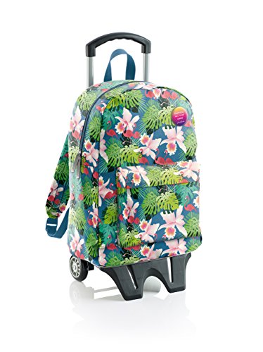 Jordi Labanda 16771: Mochila Grande con Carro  Diseño Flamingo Tipo Casual