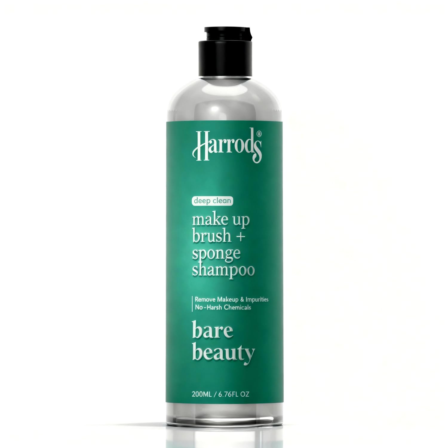 Harrods Professional Makeup Brush Cleaner Shampoo 200Ml | Deep Clean Shampoo for Cleaning Make-up Brushes - Shampoo for any Brush, Sponge or Applicator