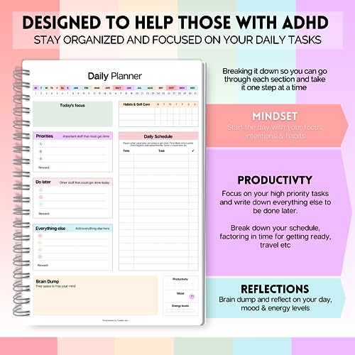 Neurodivergent ADHD Daily Planner - Stay Organized & Focused - Image 3
