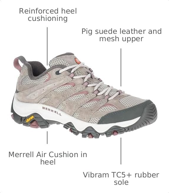 Image of Merrell Women's Moab 3 Hiking Shoes