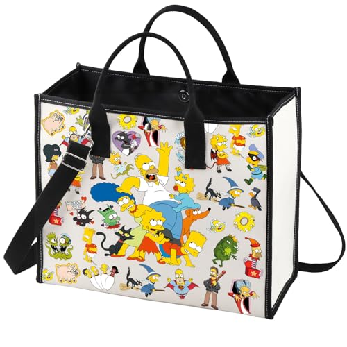 Bolsa Tote Fans Homer & Bart Marge Lisa Maggie miniatura 1