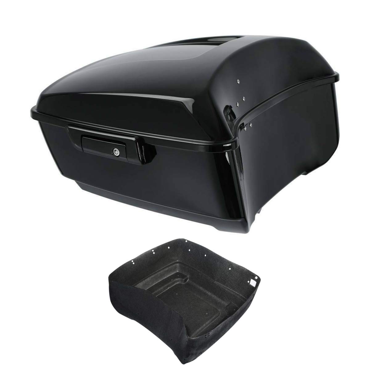 Amazon | TCT-MOTORPARTS キングツアーパックトランク ブラック