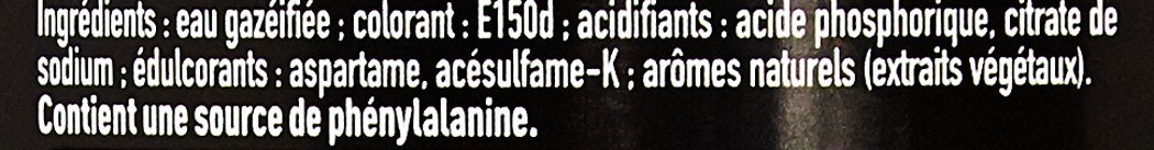 Coca-Cola Coca Zéro sans Caféine 1,5 L - Lot de 6