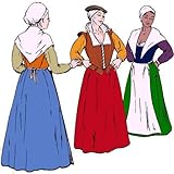 The Elizabethan Working Woman's Wardrobe Pattern