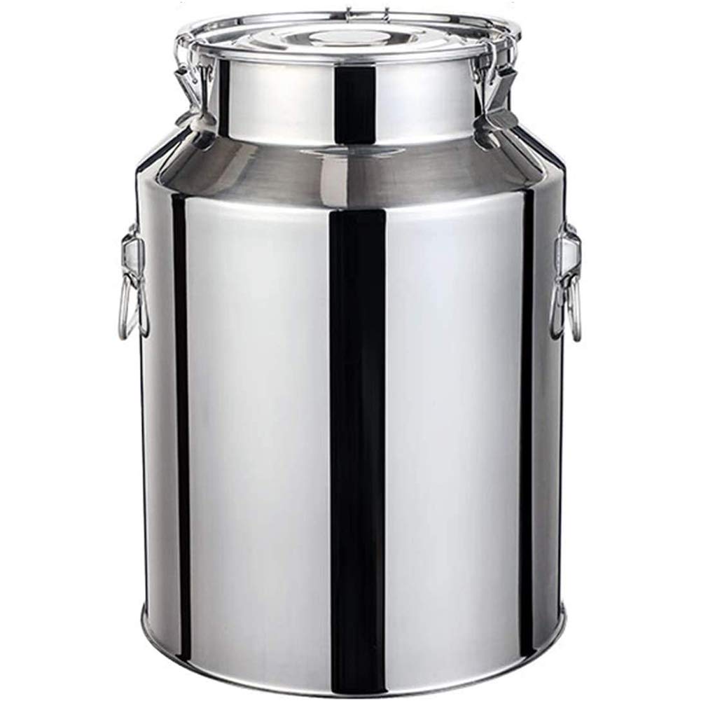 Bidon à lait de transport en inox pour conserver le vin à la cave ou à la ferme