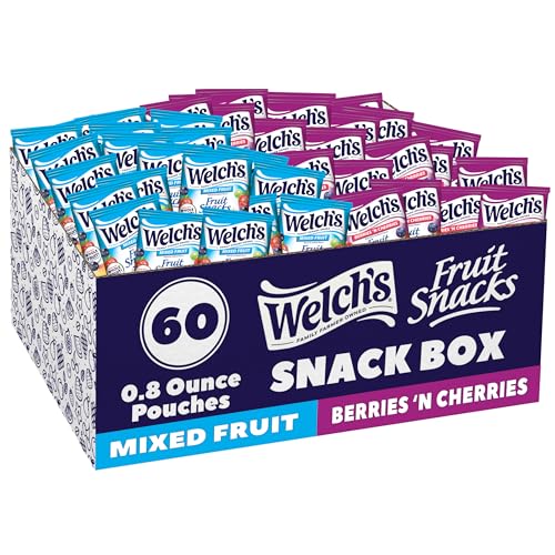 Welch's Mixed Fruit Snacks, 60 pouches