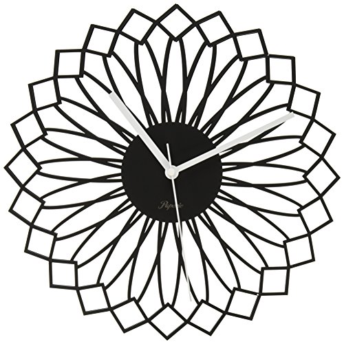 Paperie Modern Art 12-Inch Wall Clock Farmhouse Decor Silent Non Ticking Wall Clocks Large Decorative-Quality Quartz Battery Operate Round Easy to Read Home/Office/School Clock-Vintage Rustic Colorful