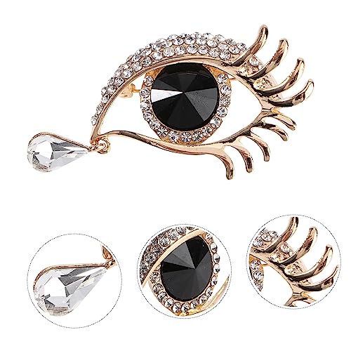 Broche fleur de luxe épingle vêtement modélisme yeux corsage - 7