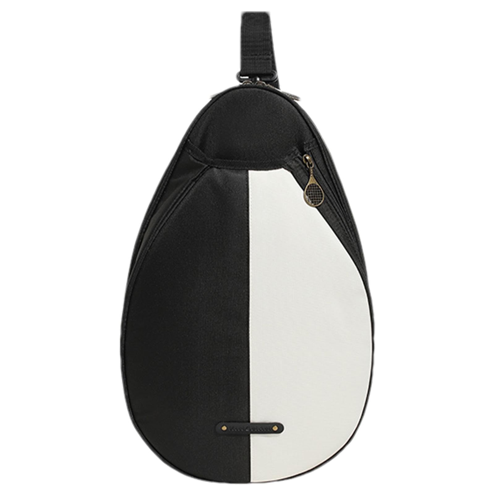 Sacs De Raquette De Tennis Pour Femme – Sac De Transport De Tennis Avec Porte-bouteille D'eau, Sangle Rembourrée Sur Le Dessus | Sac à Bandoulière De Tennis Résistant à L'eau, Sac à