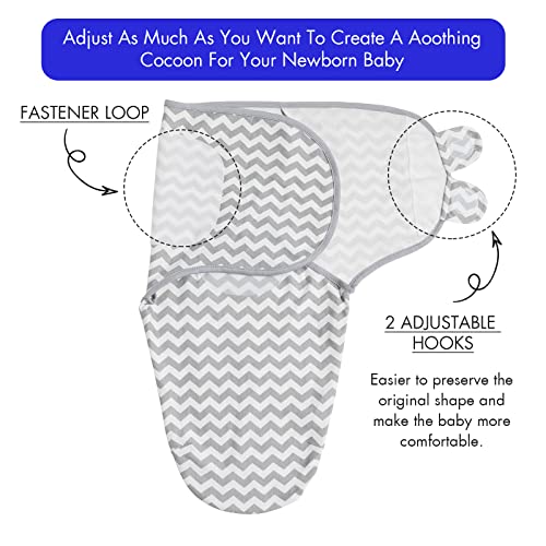 Soarwg Kids Baby Swaddle, Swaddle Blanket, Swaddle Sack, Nursery Swaddling Blankets 0-3 Months, Standard 100 By Oeko-Tex, Adjustable Newborn Swaddle Wrap Infant Sleep Sacks Babies Preemie 4 Pack Small #TOP2