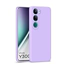 Pikkme Back Cover for Vivo Y300 5G / Vivo V40 Lite 5G | Camera Protection Shockproof Soft Matte Silicone Bumper Case (Purple) gallery image