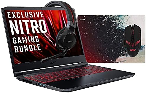 Acer Nitro 5 AN515-57 15.6 inch Gaming Laptop - (Intel Core i5-11400H, 8GB, 512GB SSD, NVIDIA GeForce GTX 1650, Full HD 144Hz, Windows 11, Black)