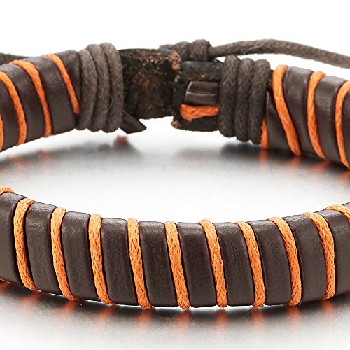 COOLSTEELANDBEYOND Uomo Donna Marrone Arancione