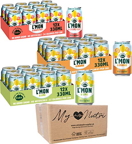Volvic L mon Orange L mon Lime L mon Grapefruit Sparkling Drink 