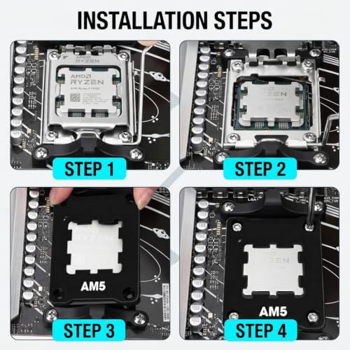 Image of ZORBES Aluminum AMD AM5 CPU Contact Frame Integrated Holder