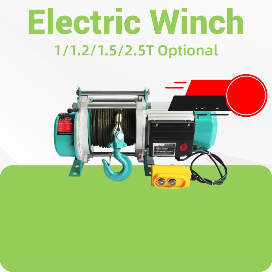 VEVOR Seilwinde Elektrisch 700 Kg, 3-in-1 Hebezug 1500 W, Seilhebezug 7 M Hubhohe Seilzug 5 Mmin Mit Manueller Kabelgebundener Kabelloser Fernbedienung Fur Fabrik Lager Garage 94757130 VEVOR Seilwinde Elektrisch 700 Kg, 3-in-1 Hebezug 1500 W, Seilhebezug 7 M Hubhohe Seilzug 5 Mmin Mit Manueller Kabelgebundener Kabelloser Fernbedienung Fur Fabrik Lager Garage 94757130