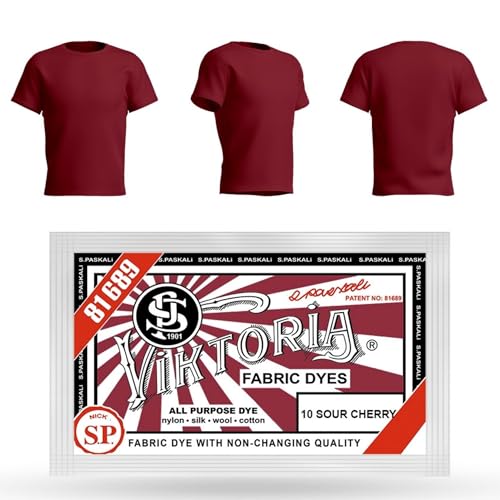 VIKTORIA Textilfarbe waschmaschinenfest (59 FARBEN) - stofffarbe, färbemittel textilien, stofffarben waschfest, textil farbe, kleidung färben