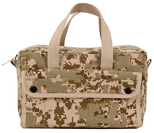 Rothco G.I. Style Mechanic’s Tool Bag – Heavy-Duty Canvas Material – Desert Digital Camo