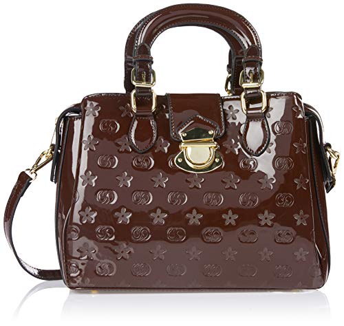 Bolsa Transversal ou de Mão, Santino, Café, Feminina