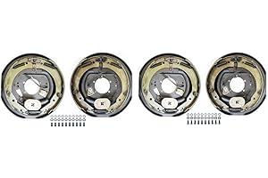 2-Pack: Electric Trailer Brake Assembly w/Southwest 12" Wheel: 2 Right + 2 Left