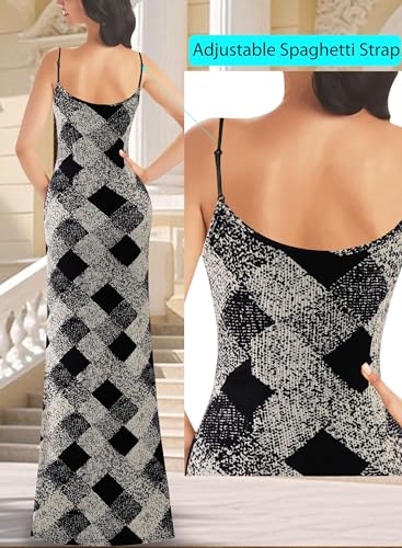 Image of VFSHOW Womens Sexy Formal Ruched Fitted High Slit Bodycon Maxi Dress Spaghetti Strap Sweetheart Cocktail Prom Evening Gown