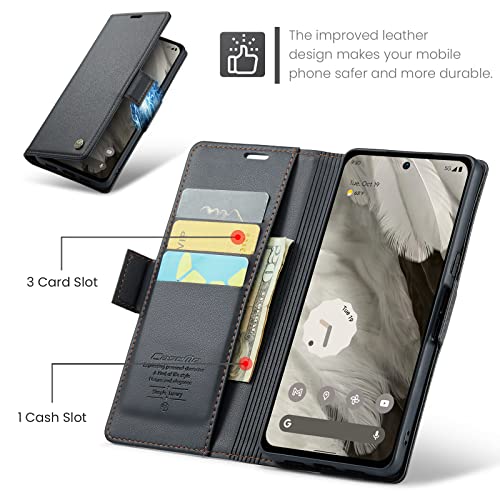 Étui Google Pixel 8a housse clapet noir idéale pour les déplacements professionnels - 2
