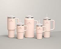 Vista 182 de STANLEY Quencher H2.0 Vaso Térmico con asa y pajilla, 64 onzas, tapa Flowstate de 3 posiciones, gran capacidad para viajes y deportes, vaso de acero