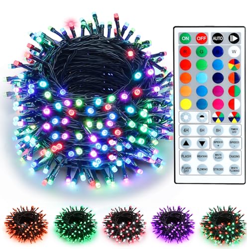Brizled Color Changing Halloween Lights, 66ft 200 LED RGB Christmas Lights Music Sync, 120+ Modes...