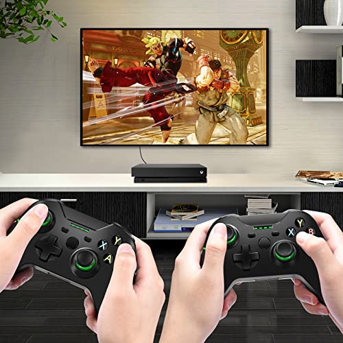 Glowant Wireless Controller Replacement For Xbox One Controller,2.4G Wireless Gamepad Joystick With Dual Vibration And Built-In 500Mah Rechargeable Battery Compatible With Xbox One(Bl) #TOP6