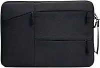 Pasta Case Capa Proteção Para Notebook Apple Macbook Air Pro com Bolsos Frontais e Alça Preto