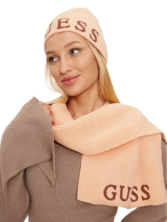 Ensemble bonnet et écharpe GFBOXW P4402 Orange, orange., Taille unique