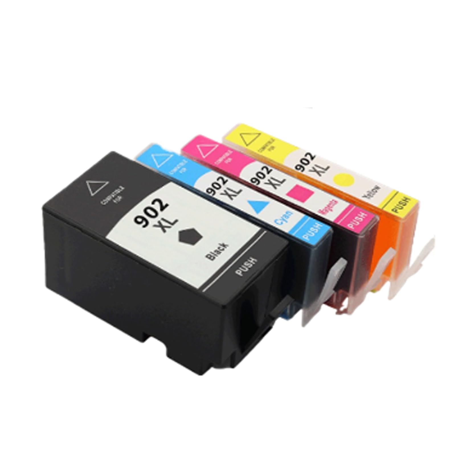 Compatibile per HP 902 902XL Cartuccia d'inchiostro Sostituzione Uso per OfficeJet PRO 6960/6961/6963/6964/6965/6966/6968/6970/6971/6974/6975/6978/6979 1-Set