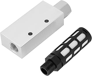 Air Venturi Venturi Vacuum Generator Silencer Air Compressor Silencer Pneumatic Vacuum,CV-20HS Pneumatic Air Exhaust Vacuum Generator Ejector with Silencer