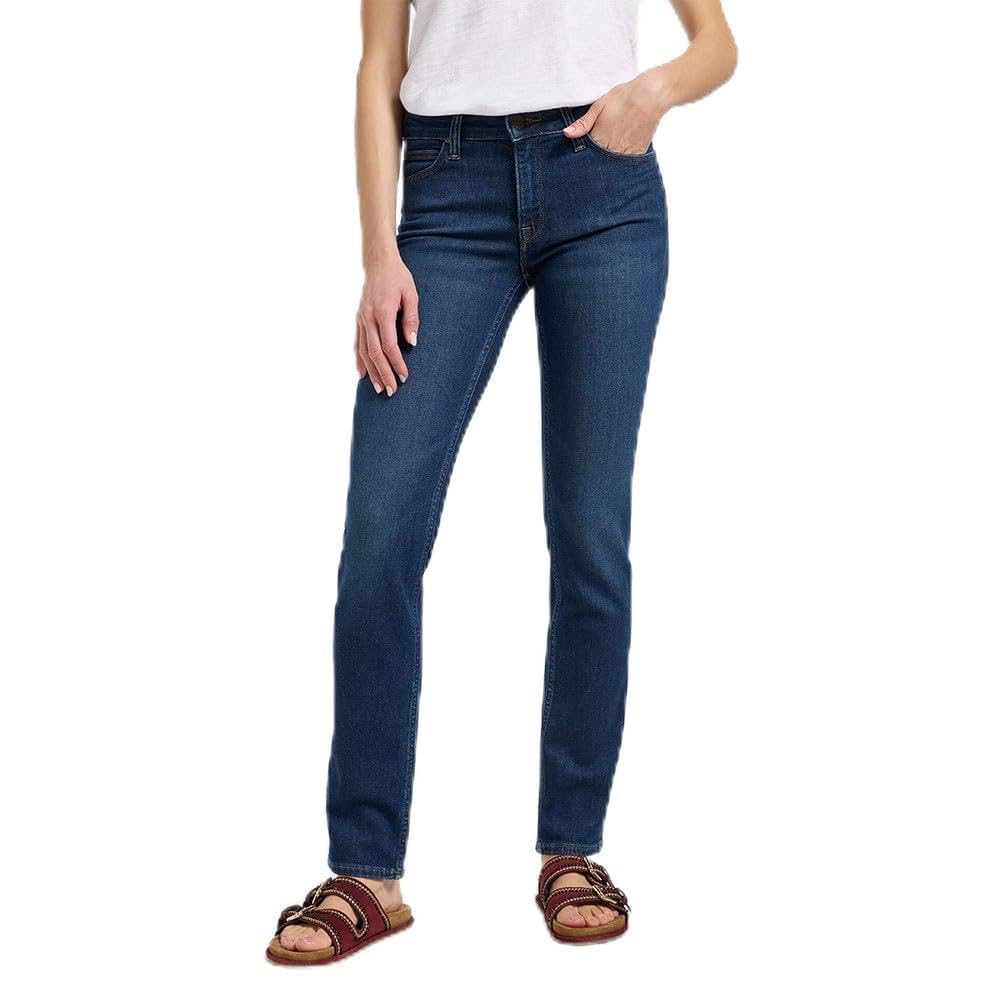 Lee Women's Elly Jeans, Rain Falls, 28W x 33L