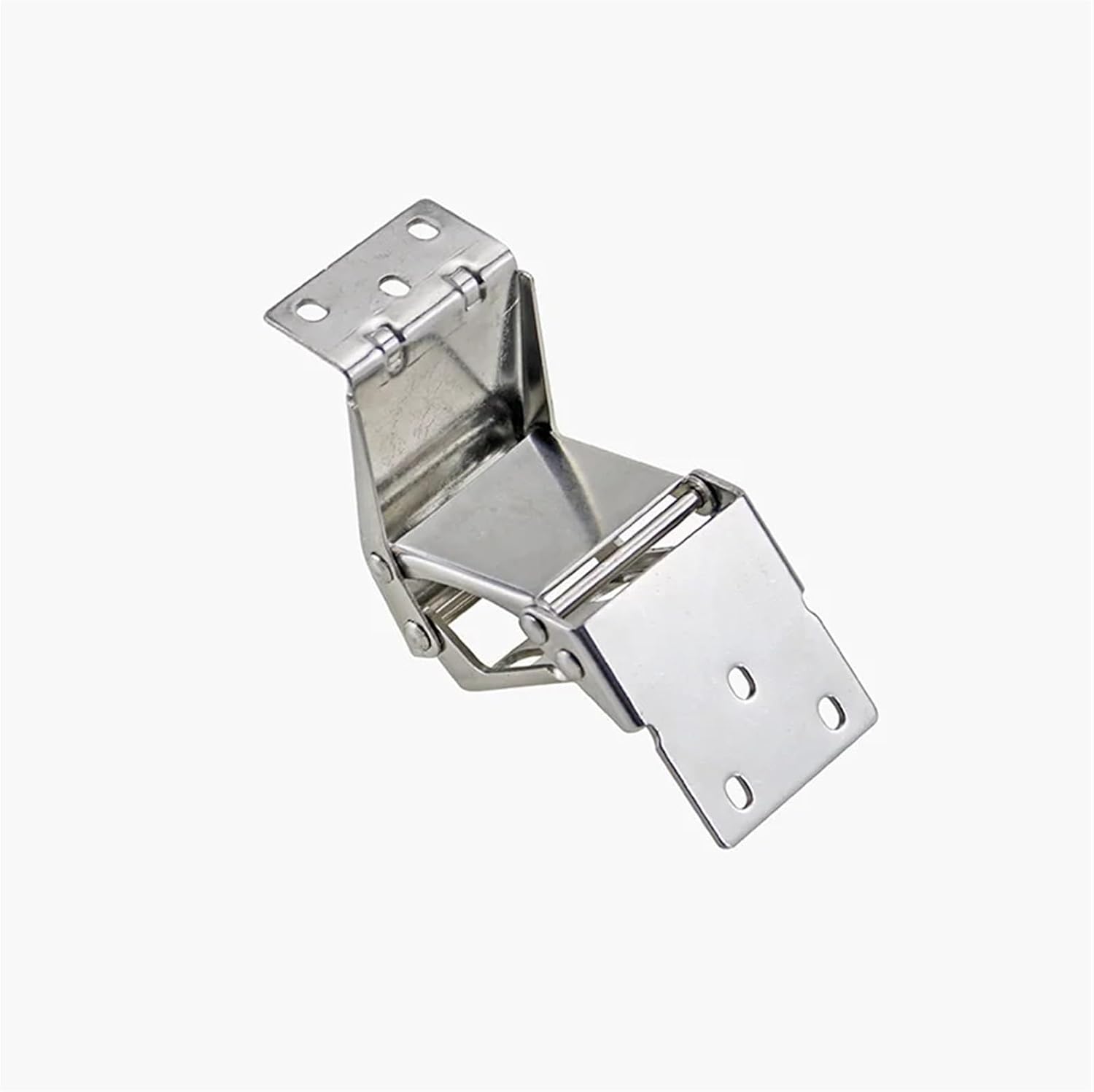 Thickened Hidden Foldable Hinge 304 Stainless Steel Four Axis Distribution Cabinet and Control 1Pcs(304 SS-Small)
