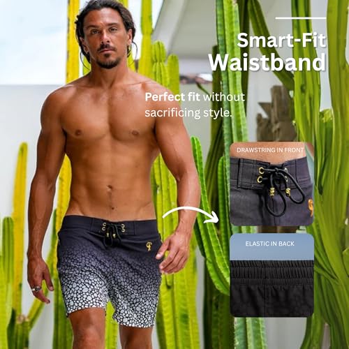 Tucann Men's Trunks Compression Liner Quick Dry Zipper Pocket Chlorine Resistan 4 Way Stretch Swim Shorts for Men4