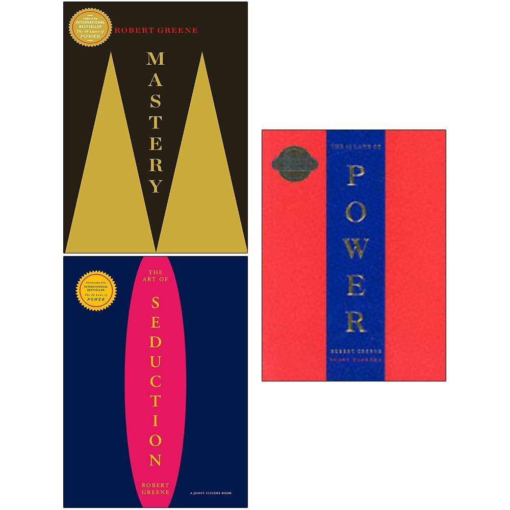 Robert Greene 3 Books Collection Set -(Mastery,Art Of Seduction,48 Laws Of Power)