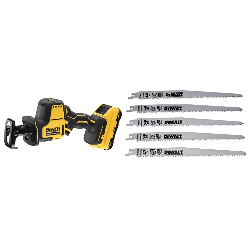Scie Sabre DEWALT DCS369NT-XJ Brushless pour des Coupes Précises dans le Bois