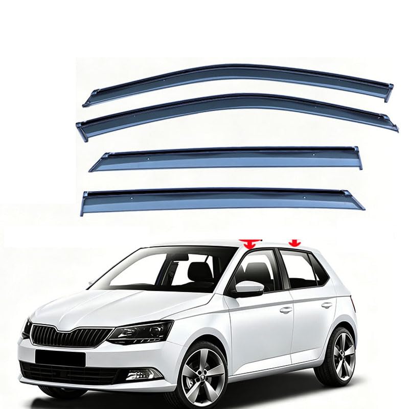 Déflecteurs d'air Skoda Fabia NJ 2015-2020 pour fenêtre latérale