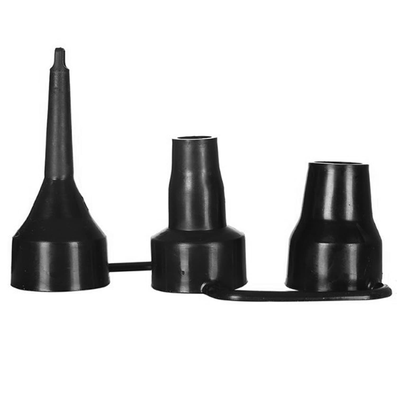 3 Set Air Pump Replacement Nozzles 3 Sizes Plastic Nozzle Head Air Pump Accessory for Air Bed Inflatable Pool Sofa Swimming Ring