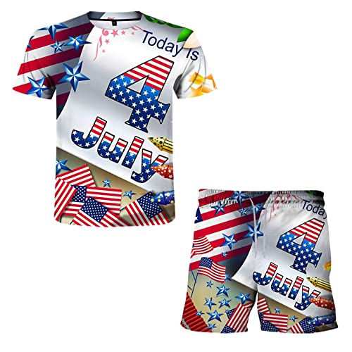 wjiNFDFG Weste Schwarz Fell Independence 3D Herren American Druck...