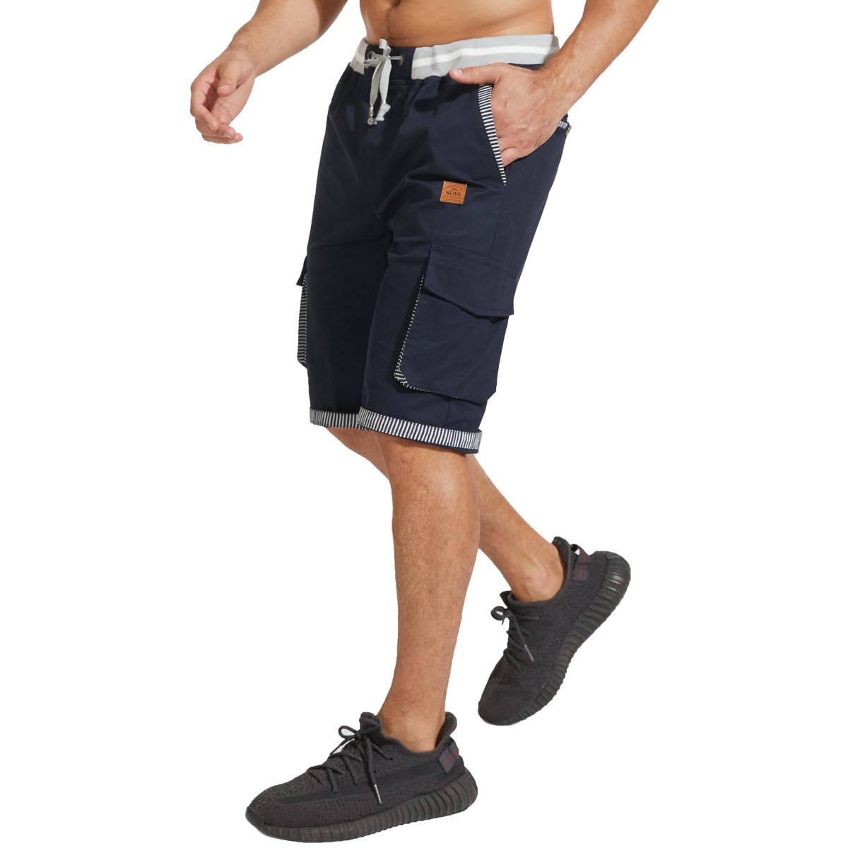 JustSun Pantaloncini Uomo Shorts Uomo con Tasche Cotone Leggero