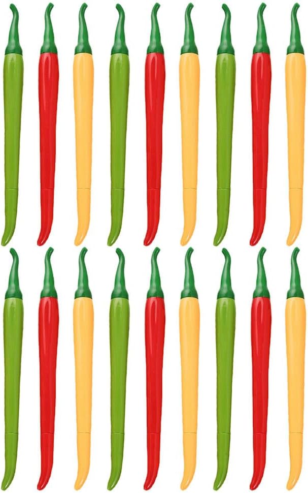 54 Pcs Chili Gel Pen Creative Pen Cute Ink Pens Neutral Pens Fine Tip Students Sign Chili Shaped Writing Signature Shaped Vegetable Drawing