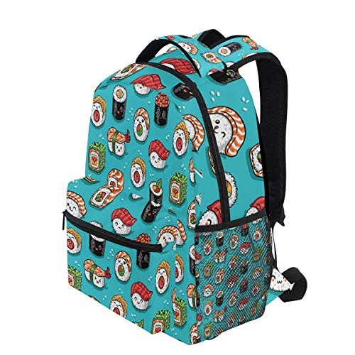 Sushi Kawaii Zaino Giapponese Impermeabile Scuola