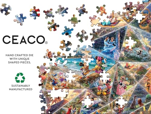 ceaco - thomas kinkade - disney collage - 2000 piece jigsaw puzzle